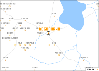 map of Dogon Kawo