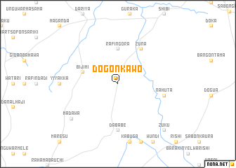 map of Dogon Kawo