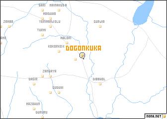 map of Dogon Kuka