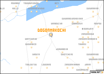 map of Dogon Makochi