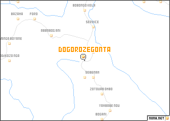 map of Dogoro Zegonta