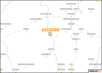 map of Dogouabi