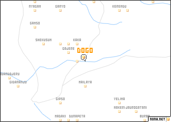 map of Dogo