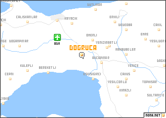 map of Doğruca