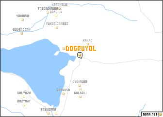 map of Doğruyol