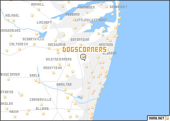 map of Dogs Corners