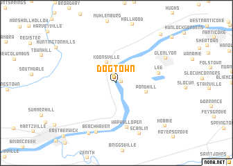 map of Dogtown