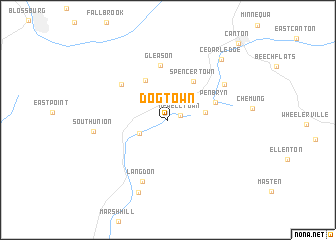 map of Dogtown