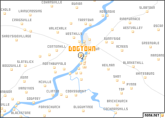 map of Dog Town