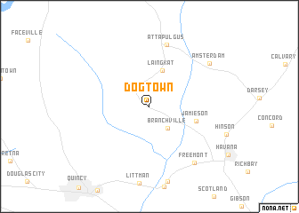 map of Dogtown