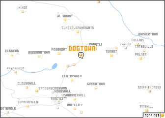 map of Dogtown