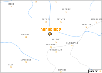 map of Doğupınar