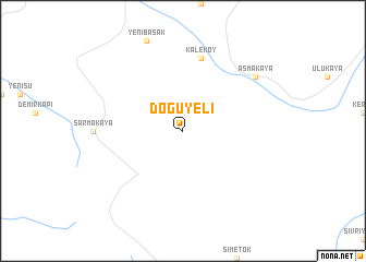 map of Doğuyeli