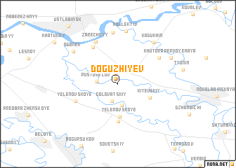 map of Doguzhiyev