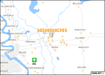 map of Dogwood Acres