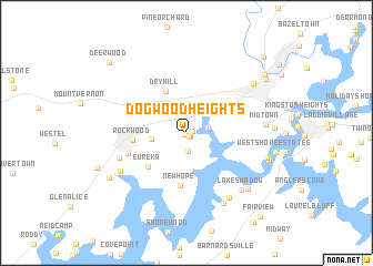 map of Dogwood Heights