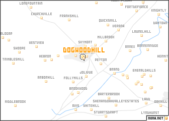 map of Dogwood Hill