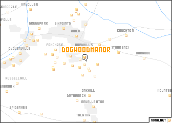 map of Dogwood Manor