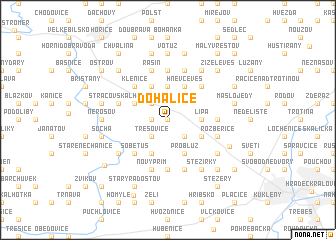 map of Dohalice