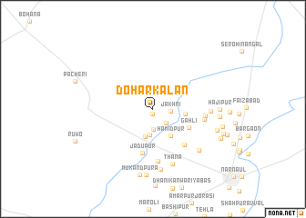 map of Dohar Kalān