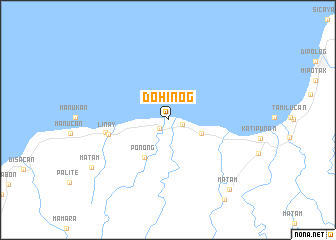 map of Dohinog