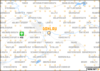 map of Döhlau