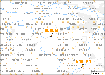 map of Döhlen