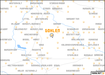 map of Döhlen