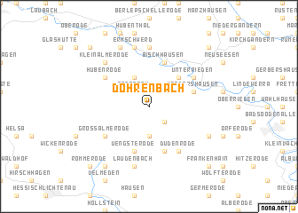 map of Dohrenbach