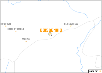 map of Dois de Maio