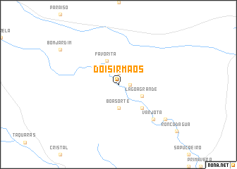 map of Dois Irmãos