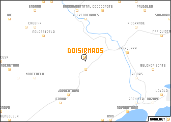 map of Dois Irmãos