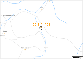 map of Dois Irmãos