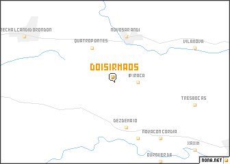 map of Dois Irmãos