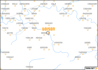 map of Dối Sơn