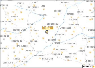 map of Doïzia