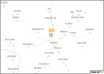 map of Doi