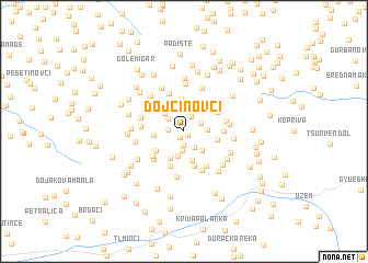 map of Dojčinovci