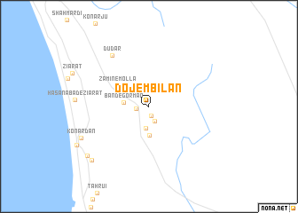 map of Dojembīlān