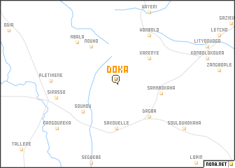 map of Doka