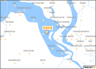 map of Doka