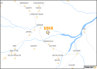 map of Doka