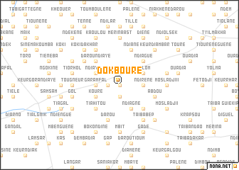 map of Dok Bouré