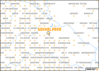 map of Dokhalpāra