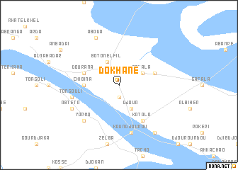 map of Dokhane