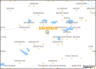 map of Dokhnovo