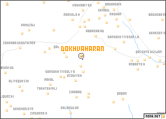 map of Do Khvāḩarān