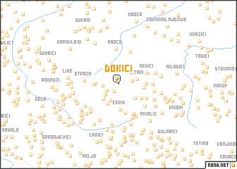 map of Ðokići