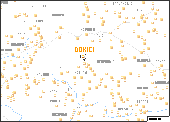 map of Ðokići