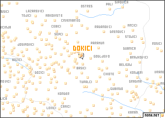 map of (( Ðokići ))